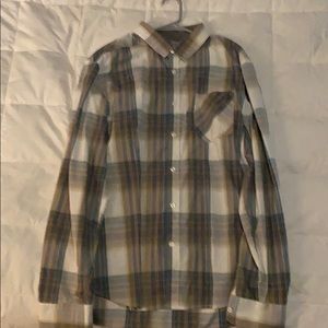 Volcom long sleeve plaid button down
